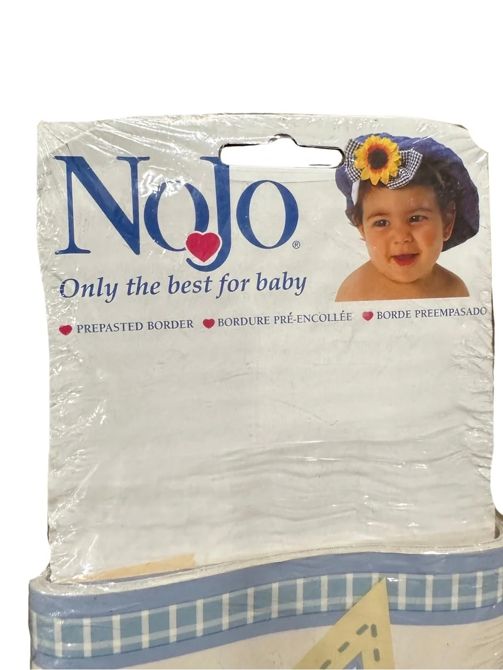 2 Packs Vintage NoJo Wall Border Celestial Baby Nursery Bathroom Decor Moon Star